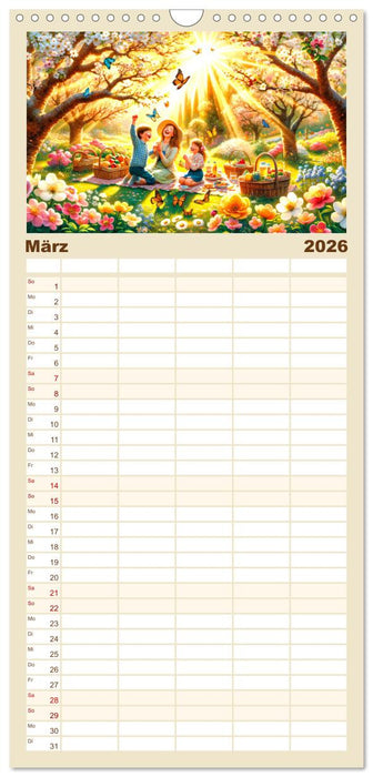 Heile Welt - Momente des Friedens und der Harmonie (CALVENDO Familienplaner 2026)