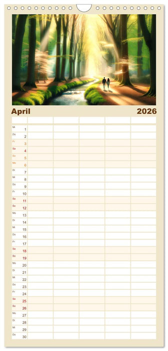 Heile Welt - Momente des Friedens und der Harmonie (CALVENDO Familienplaner 2026)