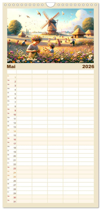 Heile Welt - Momente des Friedens und der Harmonie (CALVENDO Familienplaner 2026)