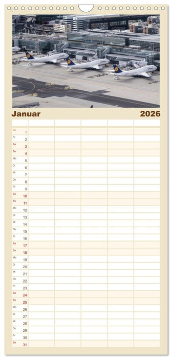 Boeing 747 Kalender (CALVENDO Familienplaner 2026)
