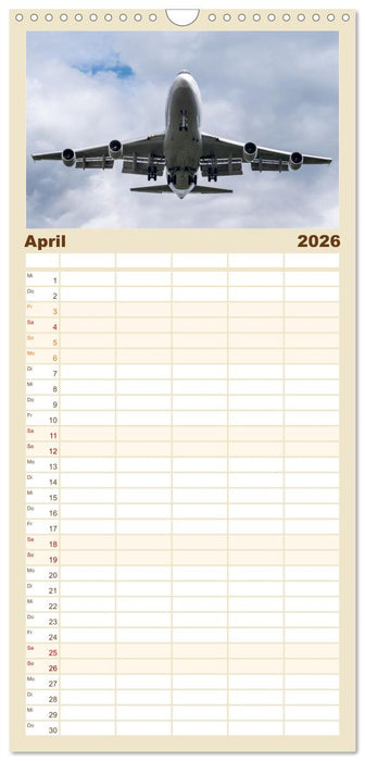 Boeing 747 Kalender (CALVENDO Familienplaner 2026)