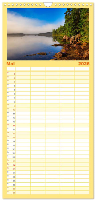 Neufundland - wilde Schönheit im Atlantik (CALVENDO Familienplaner 2026)