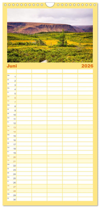 Neufundland - wilde Schönheit im Atlantik (CALVENDO Familienplaner 2026)