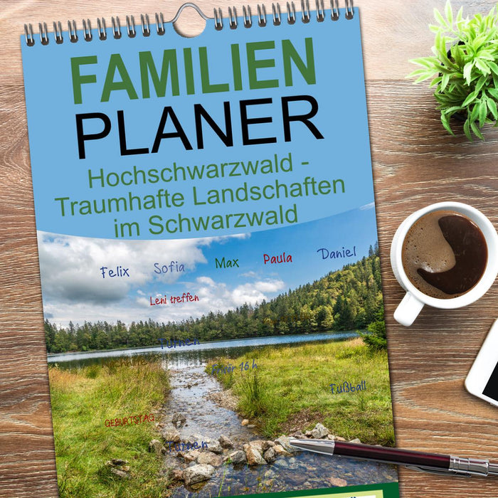 Hochschwarzwald - Traumhafte Landschaften im Schwarzwald (CALVENDO Familienplaner 2026)