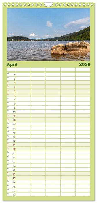 Hochschwarzwald - Traumhafte Landschaften im Schwarzwald (CALVENDO Familienplaner 2026)