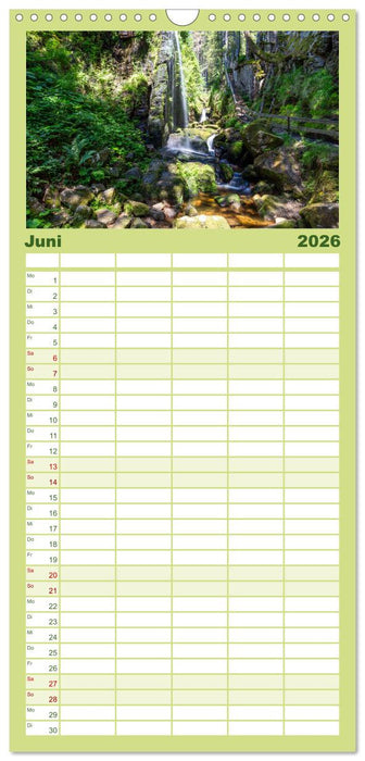 Hochschwarzwald - Traumhafte Landschaften im Schwarzwald (CALVENDO Familienplaner 2026)