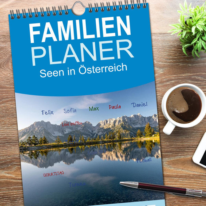 Seen in Österreich (CALVENDO Familienplaner 2026)
