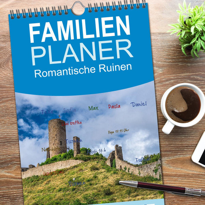 Romantische Ruinen (CALVENDO Familienplaner 2026)