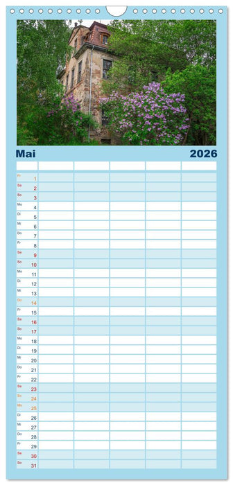 Romantische Ruinen (CALVENDO Familienplaner 2026)