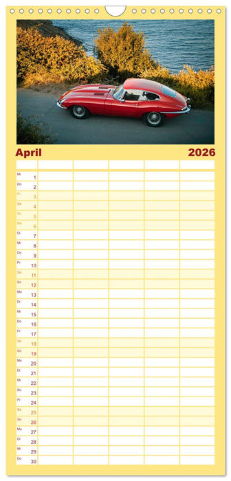 Autos der 70er (CALVENDO Familienplaner 2026)