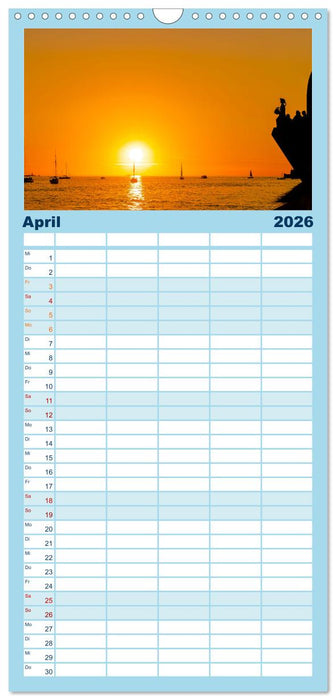 Eine Stadt voller Charme - Lissabon (CALVENDO Familienplaner 2026)