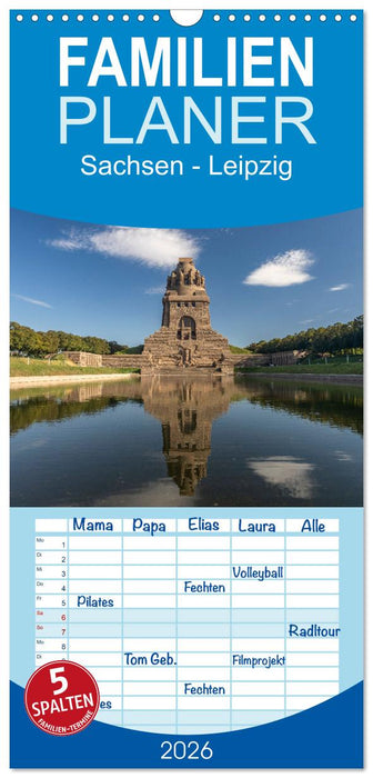 Sachsen - Leipzig (CALVENDO Familienplaner 2026)