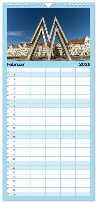 Sachsen - Leipzig (CALVENDO Familienplaner 2026)