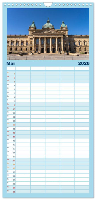 Sachsen - Leipzig (CALVENDO Familienplaner 2026)