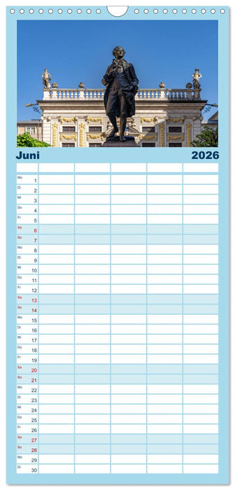 Sachsen - Leipzig (CALVENDO Familienplaner 2026)