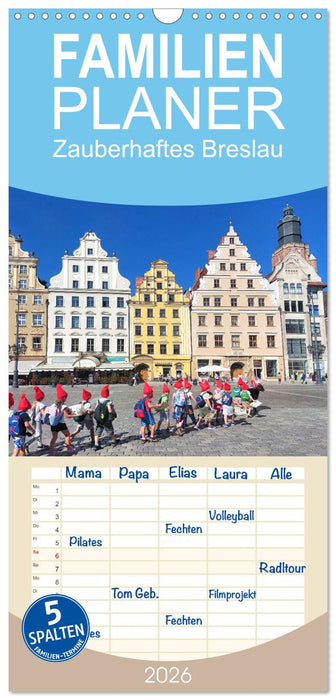 Zauberhaftes Breslau (CALVENDO Familienplaner 2026)