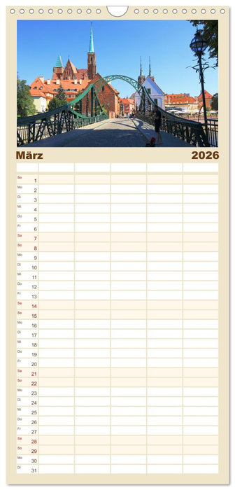 Zauberhaftes Breslau (CALVENDO Familienplaner 2026)