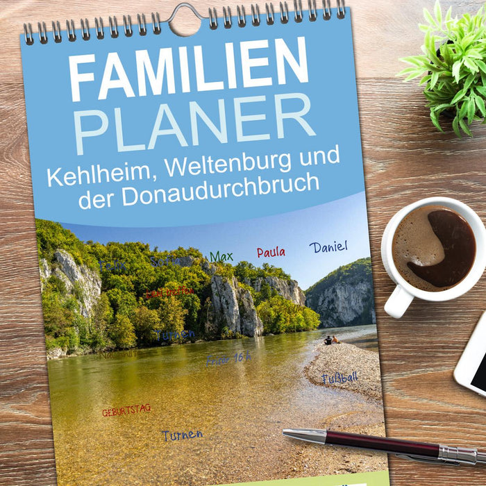 Kehlheim, Weltenburg und der Donaudurchbruch (CALVENDO Familienplaner 2026)