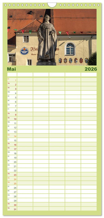 Kehlheim, Weltenburg und der Donaudurchbruch (CALVENDO Familienplaner 2026)