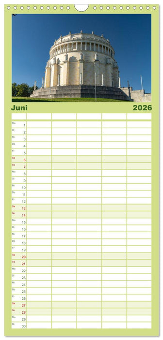 Kehlheim, Weltenburg und der Donaudurchbruch (CALVENDO Familienplaner 2026)