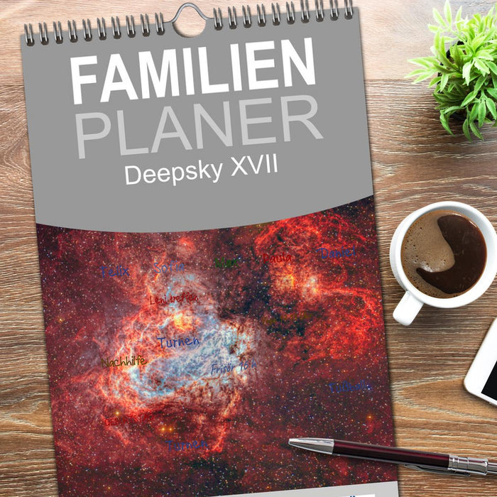 Deepsky XVII (CALVENDO Familienplaner 2026)
