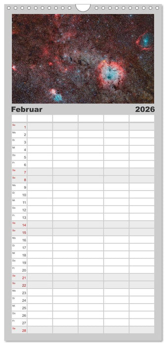 Deepsky XVII (CALVENDO Familienplaner 2026)