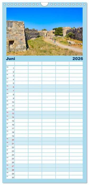 Kos - zauberhafte Insel des Dodekanes (CALVENDO Familienplaner 2026)