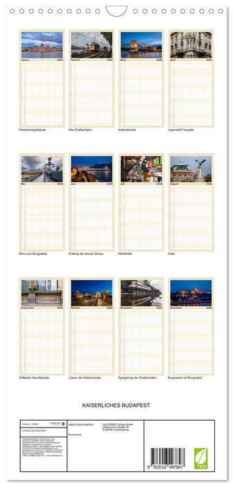 KAISERLICHES BUDAPEST (CALVENDO Familienplaner 2026)