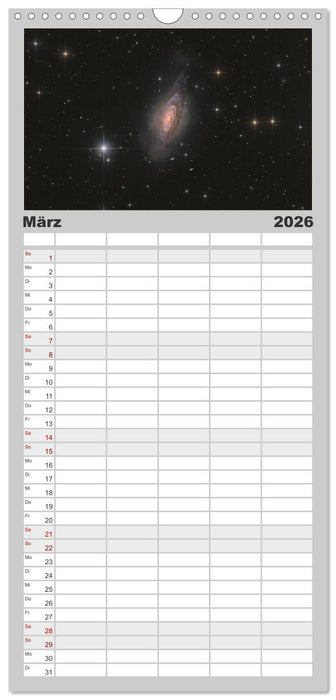 Deep-Sky Fotografie (CALVENDO Familienplaner 2026)