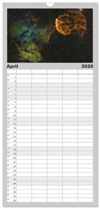 Deep-Sky Fotografie (CALVENDO Familienplaner 2026)