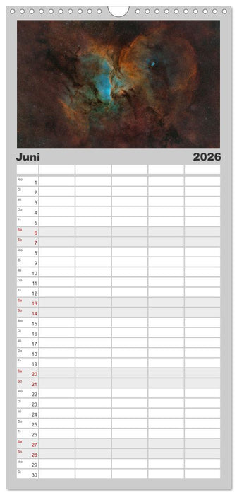 Deep-Sky Fotografie (CALVENDO Familienplaner 2026)