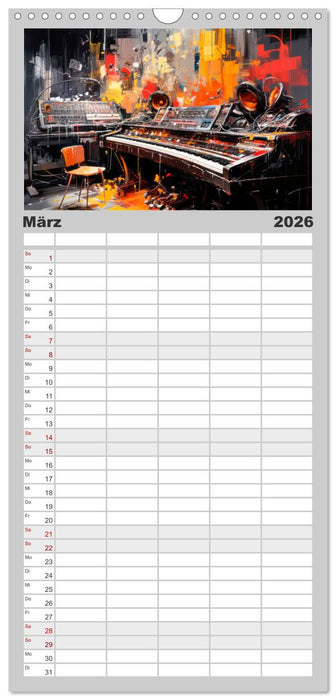 ROCK Spüre die grenzenlose Power (CALVENDO Familienplaner 2026)