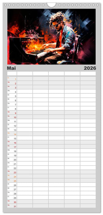 ROCK Spüre die grenzenlose Power (CALVENDO Familienplaner 2026)