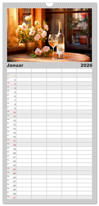 Ein Jahr voller Genuss (CALVENDO Familienplaner 2026)