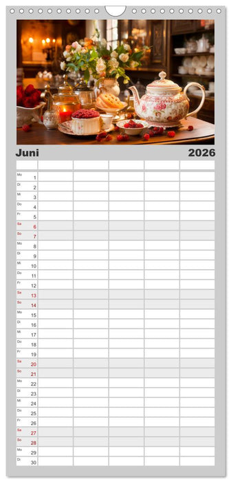 Ein Jahr voller Genuss (CALVENDO Familienplaner 2026)