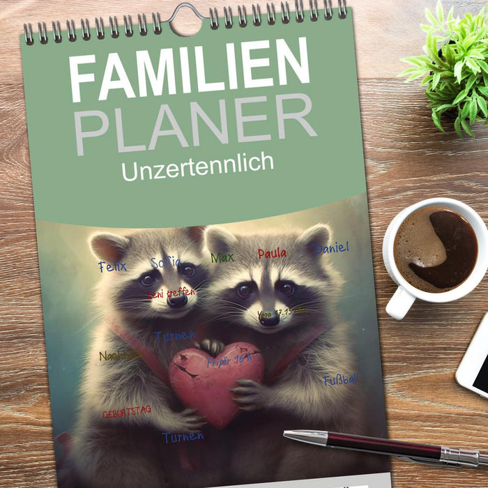 Unzertennlich (CALVENDO Familienplaner 2026)