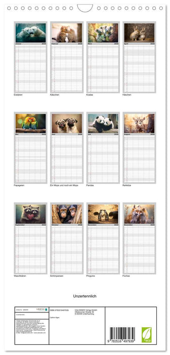 Unzertennlich (CALVENDO Familienplaner 2026)