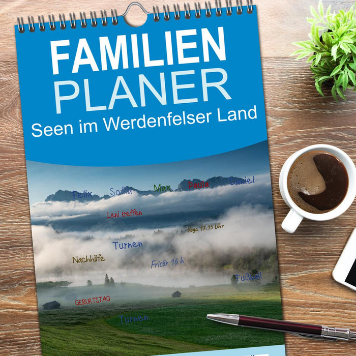Seen im Werdenfelser Land (CALVENDO Familienplaner 2026)