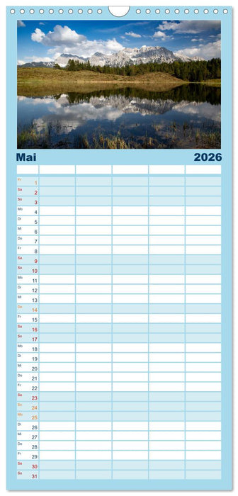 Seen im Werdenfelser Land (CALVENDO Familienplaner 2026)