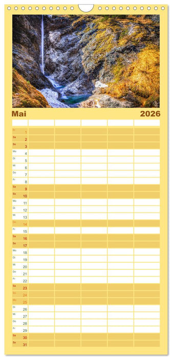 Idyllische Landschaften am Tegernsee (CALVENDO Familienplaner 2026)