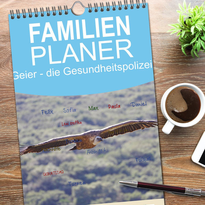 Geier - die Gesundheitspolizei! (CALVENDO Familienplaner 2026)