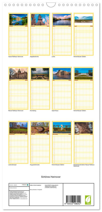 Schönes Hannover (CALVENDO Familienplaner 2026)