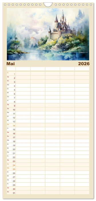 Nah am Wasser gebaut (CALVENDO Familienplaner 2026)