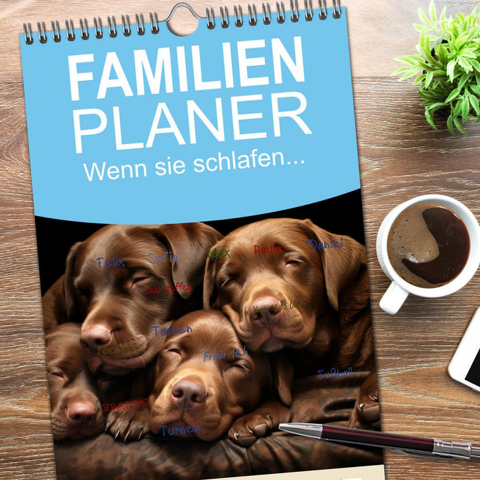 Wenn sie schlafen... (CALVENDO Familienplaner 2026)