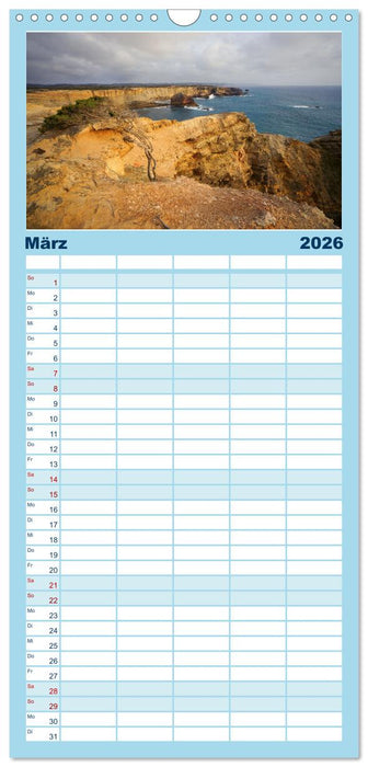 Mehr Licht am Meeresrand (CALVENDO Familienplaner 2026)