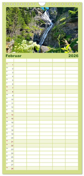 Erlebe mit mir die Schönheit der Alpen (CALVENDO Familienplaner 2026)