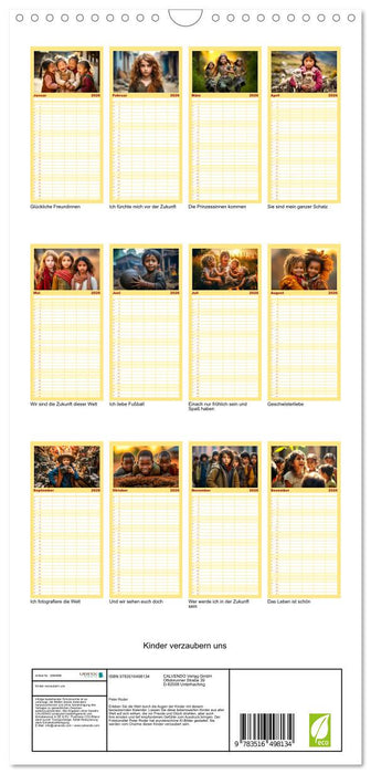 Kinder verzaubern uns (CALVENDO Familienplaner 2026)