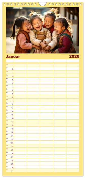 Kinder verzaubern uns (CALVENDO Familienplaner 2026)