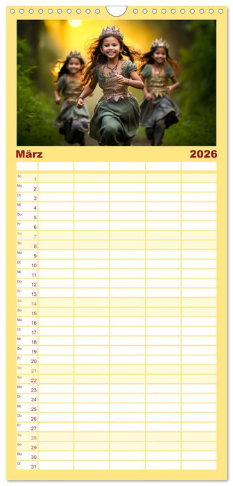 Kinder verzaubern uns (CALVENDO Familienplaner 2026)