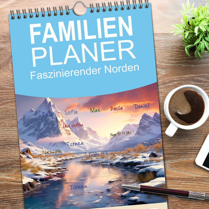 Faszinierender Norden (CALVENDO Familienplaner 2026)